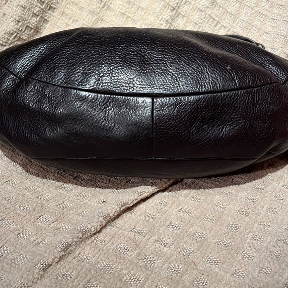 Coach all leather, black hobo bag - Picture 5 of 8